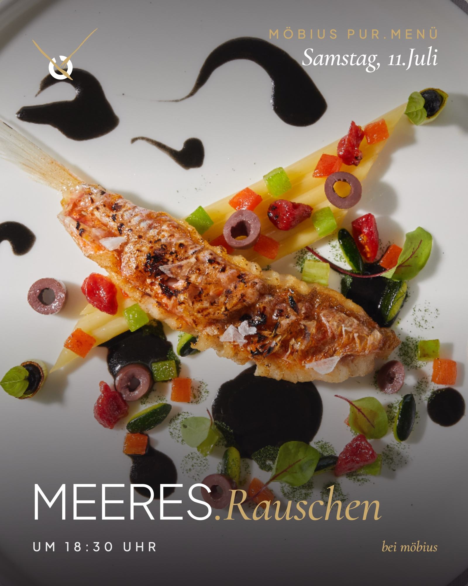 Meeres.Rauschen Plakat – möbius PUR.Menü