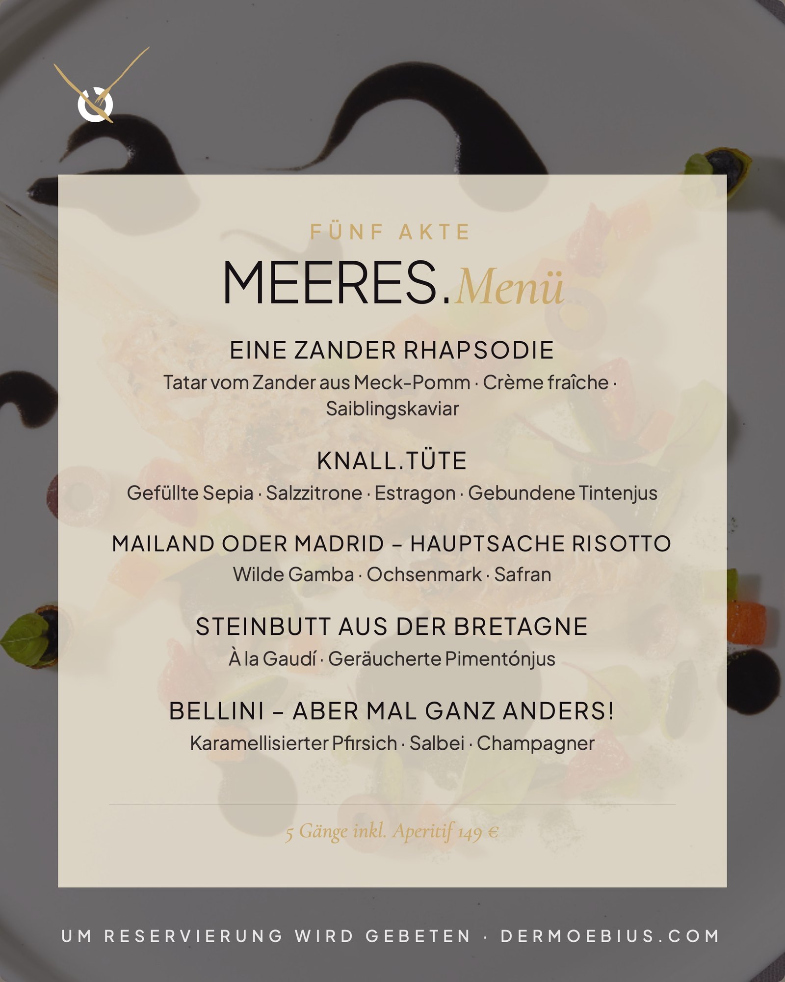 The Meeres.Menü — five acts around fish and seafood