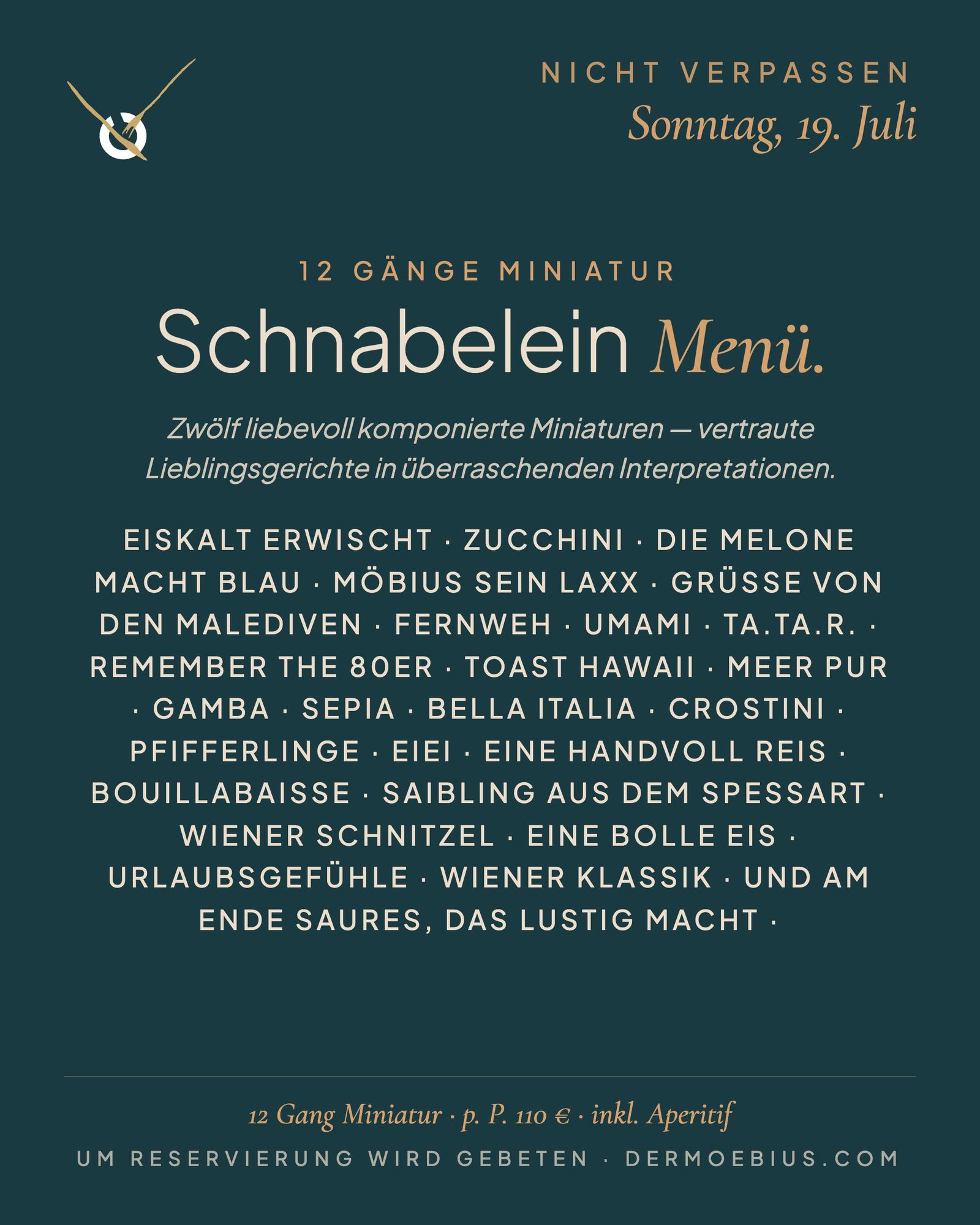 "Schnabeleien" menu