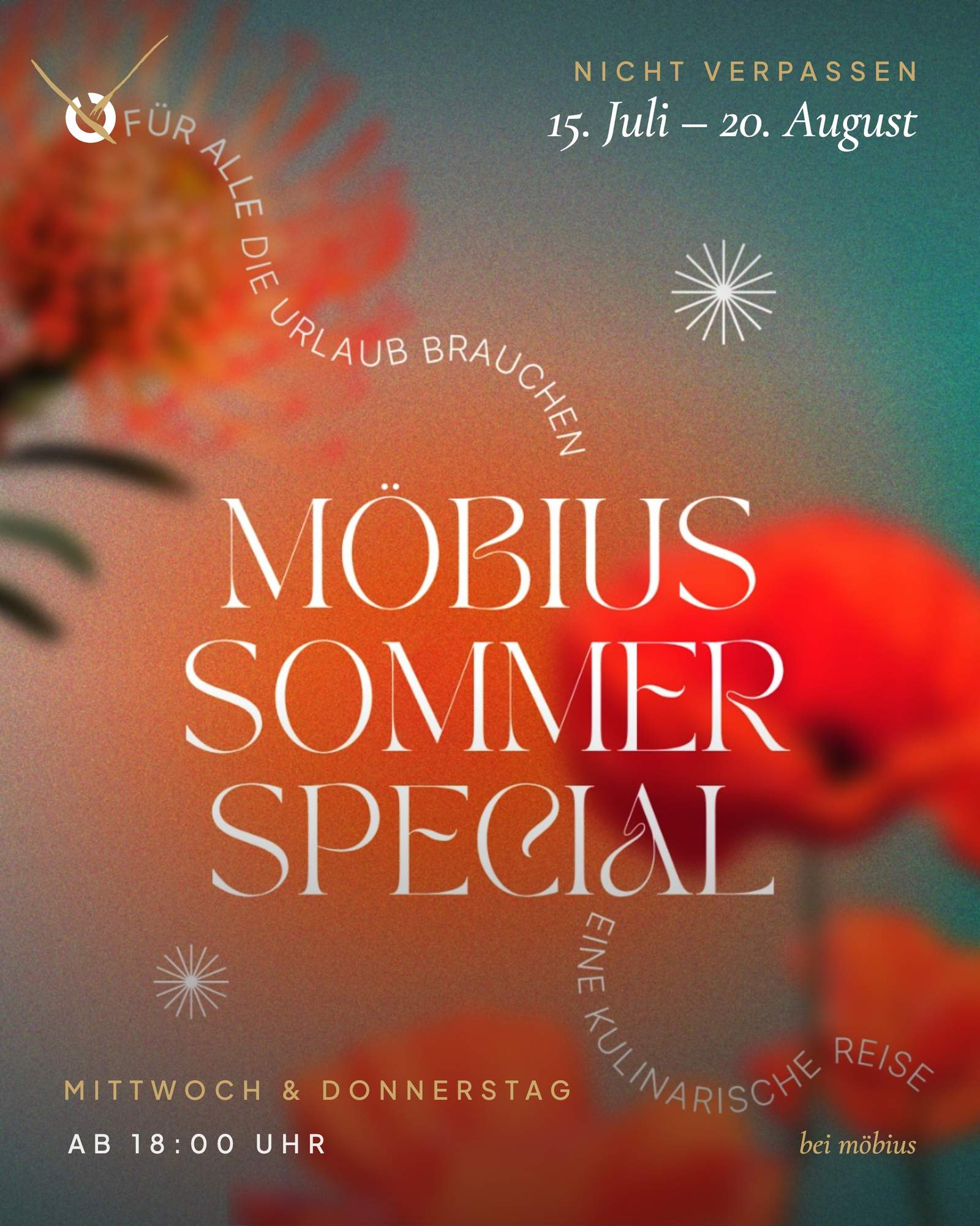 Möbius Sommer Special Plakat – eine kulinarische Reise